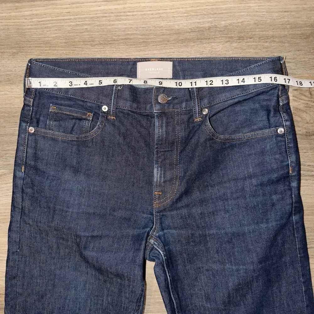 Everlane Athletic Slim Jeans Dark Wash Stretch Denim Mens 31x30